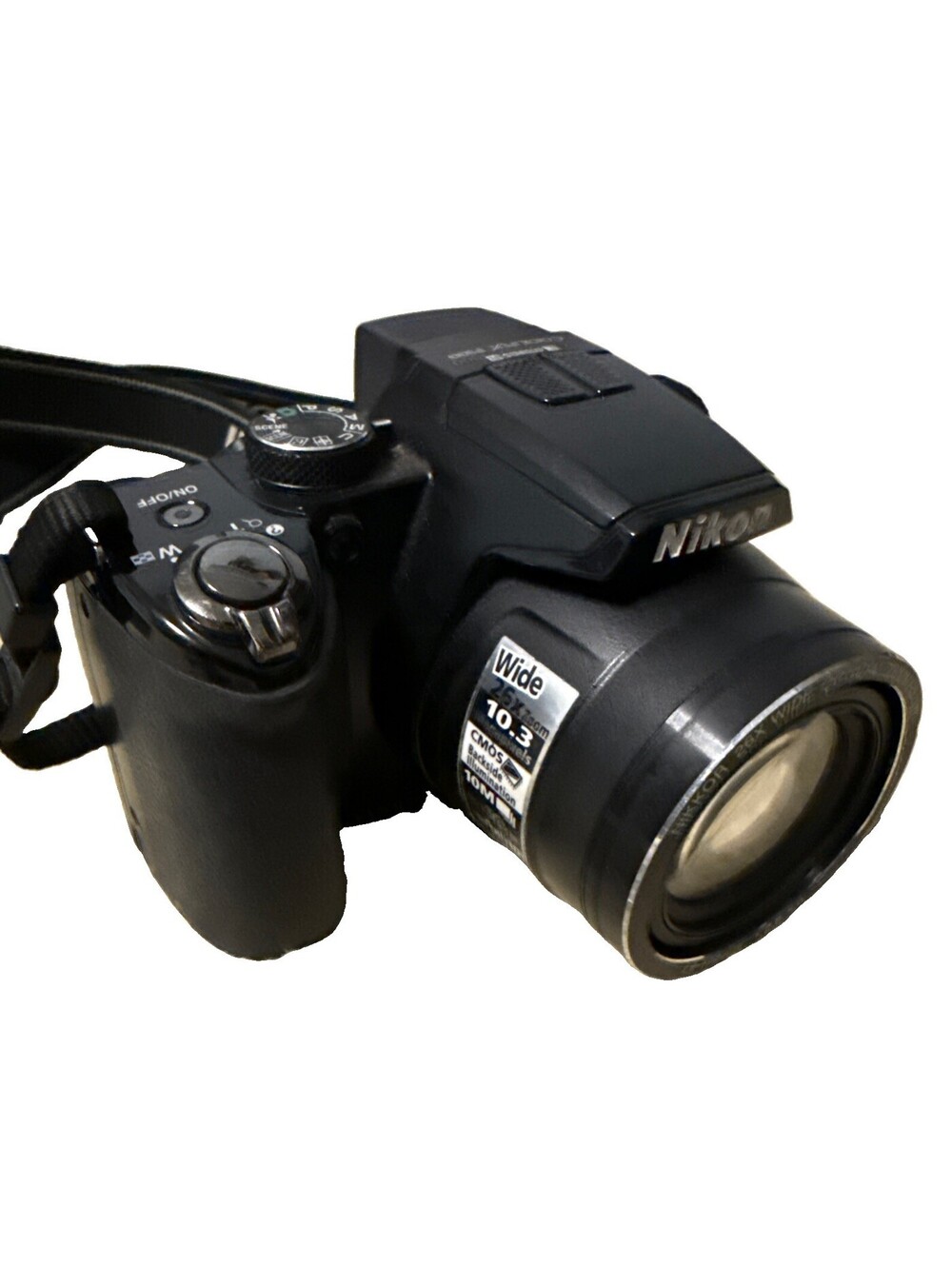Nikon Coolpix P100 Digital Camera 26x 10.3mp VR With Battery, Manuals, Software